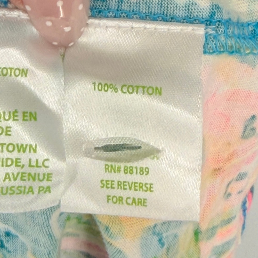 Lilly Pulitzer Geanna Swing Dress Women's XS Turquoise Oasis Golden Hour - Picture 4 of 9